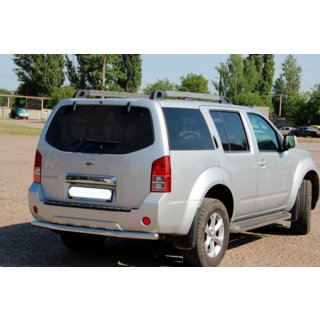 Задняя дуга AK002 (нержавейка) Nissan Pathfinder R51 2005-2014 гг. фото 3