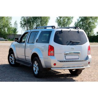 Задняя дуга AK002 (нержавейка) Nissan Pathfinder R51 2005-2014 гг. фото 1