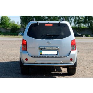 Задняя дуга AK002 (нержавейка) Nissan Pathfinder R51 2005-2014 гг. фото 2