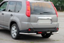 Nissan X-trail T31 2007-2014 гг. Задние угловые дуги AK003 (2 шт., нержавейка) фото 3