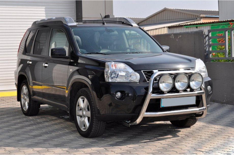Nissan X-trail T31 2007-2014 гг. Передняя защита WT018 (нержавейка) Фото 2
