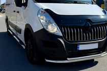 Renault Master 2011-2023 гг. Боковые трубы BB002 (2 шт., нержавейка) фото 6