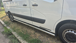 Renault Master 2011-2023 гг. Боковые трубы BB002 (2 шт., нержавейка) фото 9