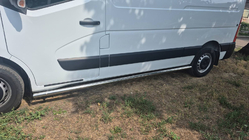 Nissan NV400 2010-2024 гг. Боковые трубы BB002 (2 шт., нержавейка) фото 6