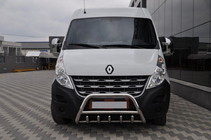 Opel Movano 2010-2021 гг. Кенгурятник WT003 (нержавейка) фото 1