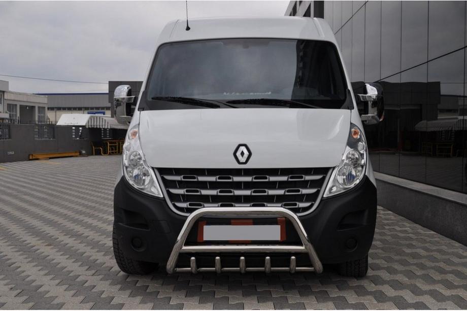 Opel Movano 2010-2021 гг. Кенгурятник WT003 (нержавейка) Image