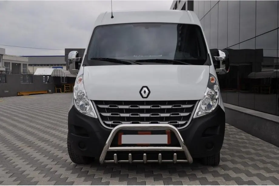 Opel Movano 2010-2021 гг. Кенгурятник WT003 (нержавейка) Image