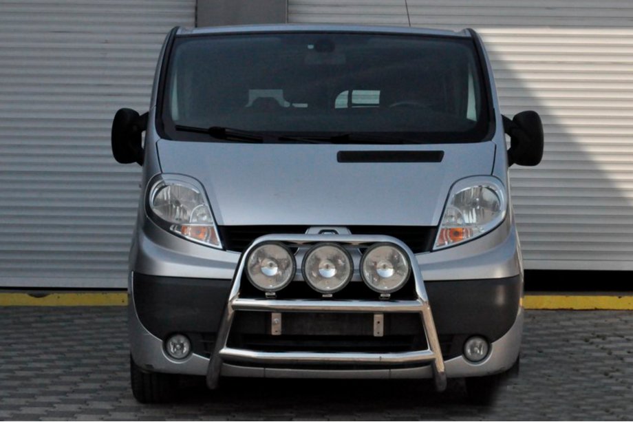 Nissan Primastar 2002-2014 гг. Кенгурятник WT018 (нержавейка) Фото 2