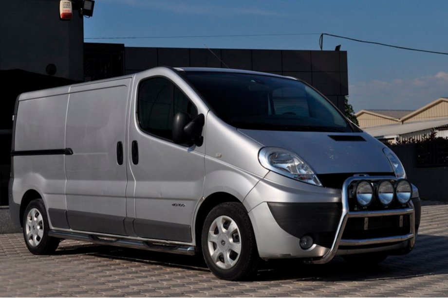 Nissan Primastar 2002-2014 гг. Кенгурятник WT018 (нержавейка) Фото 4
