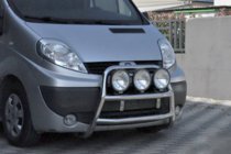 Opel Vivaro 2001–2015 гг. Кенгурятник WT018 (нержавейка) фото 3
