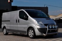 Opel Vivaro 2001–2015 гг. Кенгурятник WT018 (нержавейка) фото 4