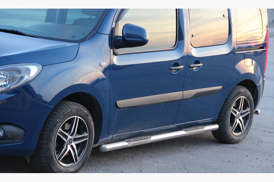 Mercedes Citan Боковые трубы d60 без пластиковых вставок на короткую базу Image