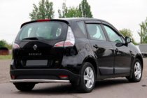 Renault Scenic/Grand 2009-2016 гг. Задняя дуга AK002 (нержавейка) фото 2