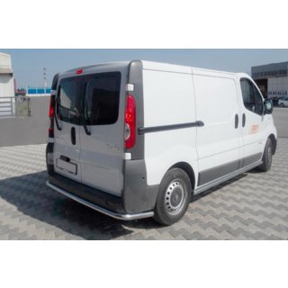 Задняя Защита AK005 (Нержавейка) Opel Vivaro 2001–2015 гг. фото 1
