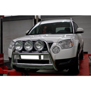 Кенгурятник WT018 (нержавейка) Skoda Yeti 2009-2017 гг. фото 3