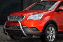 SsangYong Korando 2010-2019 гг. Кенгурятник WT005 (нержавейка) фото 4