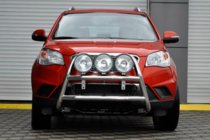 SsangYong Korando 2010-2019 гг. Кенгурятник WT018 (нержавейка) фото 1