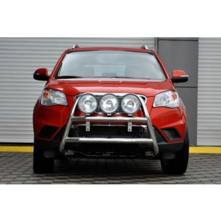 Кенгурятник WT018 (нержавейка) SsangYong Korando 2010-2019 гг. фото 1