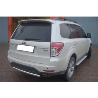 Задняя дуга AK002 (нержавейка) Subaru Forester 2008-2013 гг. фото 2