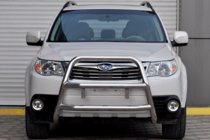 Subaru Forester 2008-2013 гг. Кенгурятник WT018 (нержавейка) фото 1