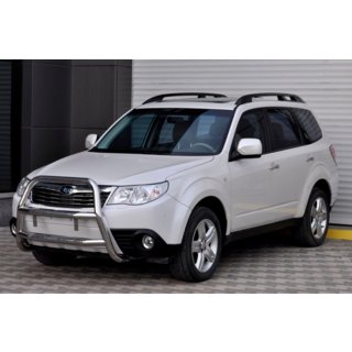 Кенгурятник WT018 (нержавейка) Subaru Forester 2008-2013 гг. фото 3