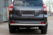 Toyota Land Cruiser Prado 150 2009-2023 гг. Задняя дуга AK002 (нержавейка) фото 1