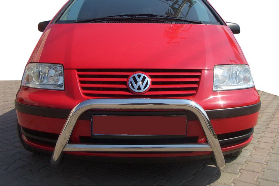 Volkswagen Sharan 1995-2010 гг. Кенгурятник WT005 (Нержавейка) Image