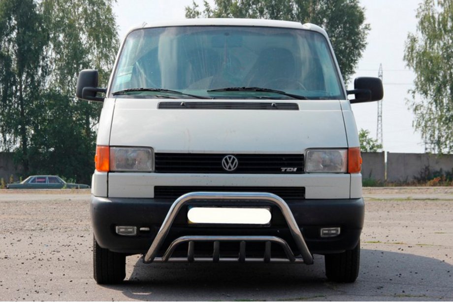 Volkswagen T4 Caravelle/Multivan 1990–2003 гг. Кенгурятник WT002 (Нержавейка) Image