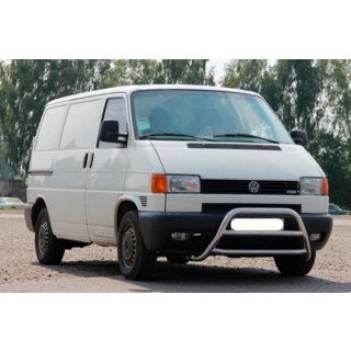 Передняя защита WT022 Нержавейка Volkswagen T4 Transporter 1990-2003 гг. фото 1