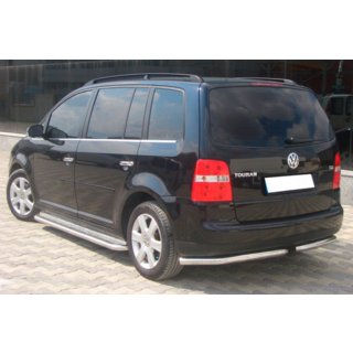 Задние уголки AK003 (2 шт., нержавейка) Volkswagen Touran 2003-2010 гг. фото 3