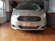 Ford Courier 2014-2023 гг. Накладки на бампер из нержавеющей стали (2014-2018, 2 шт) фото 3