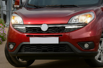 Fiat Doblo II 2010-2022 гг. Дневные ходовые огни Хром (2014↗, LED) фото 1