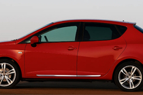 Seat Ibiza 2010-2017 гг. Молдинги дверные OmsaLine (4 шт., нержавейка) фото 1