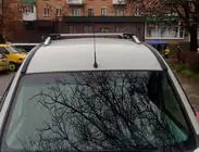 Renault Kangoo 1998-2008 гг. Рейлинги Skyport (серый матовый) фото 7