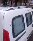 Renault Kangoo 1998-2008 гг. Рейлинги Skyport (серый матовый) фото 1