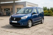 Dacia Dokker 2013-2022 гг. Боковые Подножки Maya V1 (2 шт., Алюминий) фото 1