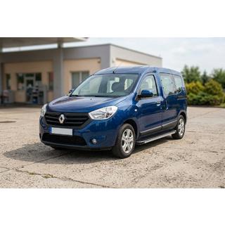 Боковые Подножки Maya V1 (2 шт., Алюминий) Dacia Dokker 2013-2022 гг. фото 1