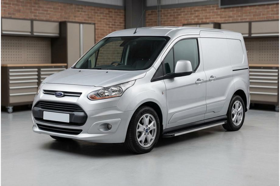 Ford Connect 2014-2021 гг. Боковые Подножки Maya (2 шт., Алюминий) Image