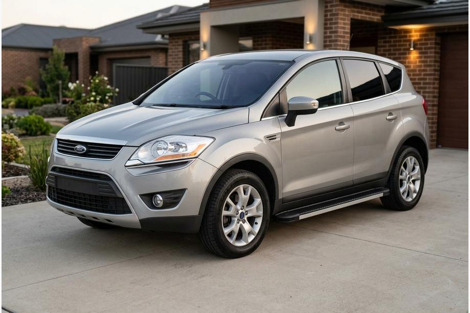 Ford Kuga 2008-2013 гг. Боковые Подножки Maya V1 (2 шт., Алюминий) Image