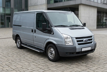 Ford Transit 2000–2014 гг. Боковые Подножки Maya (2 шт., Алюминий) фото 1
