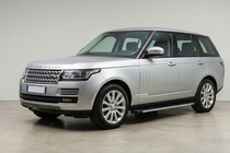 Range Rover IV L405 2013-2021 гг. Боковые Подножки Maya V1 (2 шт., Алюминий) фото 1