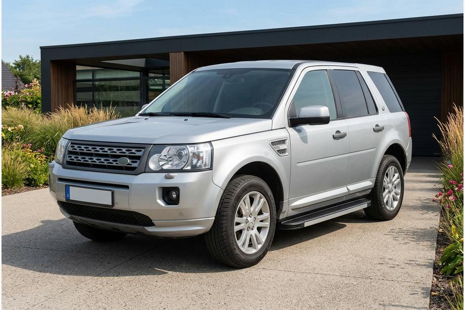 Land Rover Freelander II 2006–2014 гг. Боковые Подножки Maya V1 (2 шт., Алюминий) Image