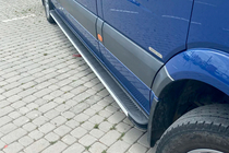Mercedes Sprinter W906 2006–2018 гг. Боковые Подножки Maya (2 шт., Алюминий) фото 3