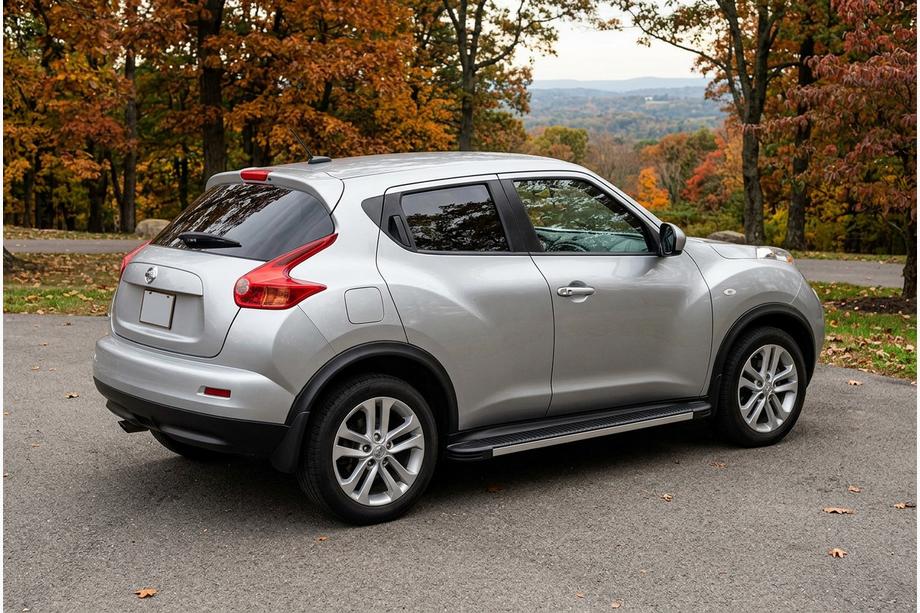 Nissan Juke 2010-2019 гг. Боковые Подножки Maya V1 (2 шт., Алюминий) Image