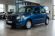 Mercedes Citan 2013-2021 гг. Боковые Подножки Maya V1 (2 шт., Алюминий) фото 1