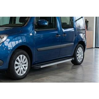Боковые Подножки Maya V1 (2 шт., Алюминий) Renault Kangoo 2008–2020 гг. фото 1