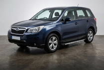 Subaru Forester 2013-2018 гг. Боковые Подножки Maya V1 (2 шт., Алюминий) фото 1
