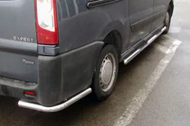 Citroen Jumpy 2007–2017 гг. Задние угловые дуги (2 шт., нержавейка) фото 1