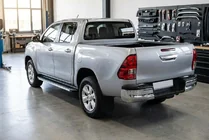 Toyota Hilux 2015- гг. Боковые Подножки Maya V1 (2 шт., Алюминий) фото 1