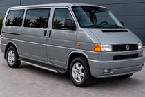 Volkswagen T4 Transporter 1990-2003 гг. Боковые Подножки Maya (2 шт., Алюминий) фото 1